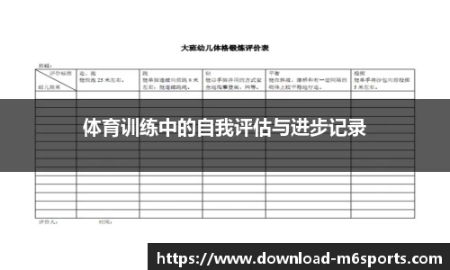 体育训练中的自我评估与进步记录